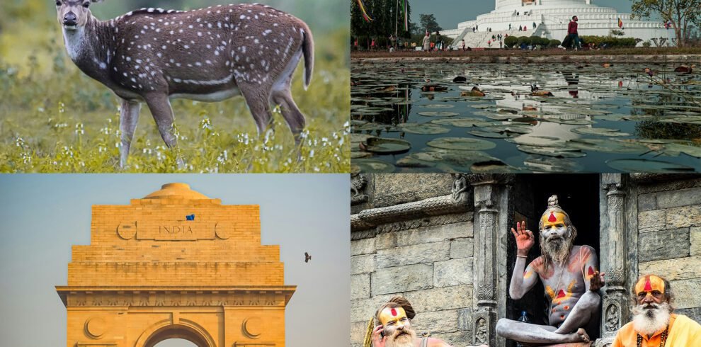 India Nepal tour package — Taj Mahal at sunrise journey