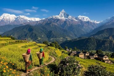 Best places to visit in Nepal during October with clear Himalayan mountain views