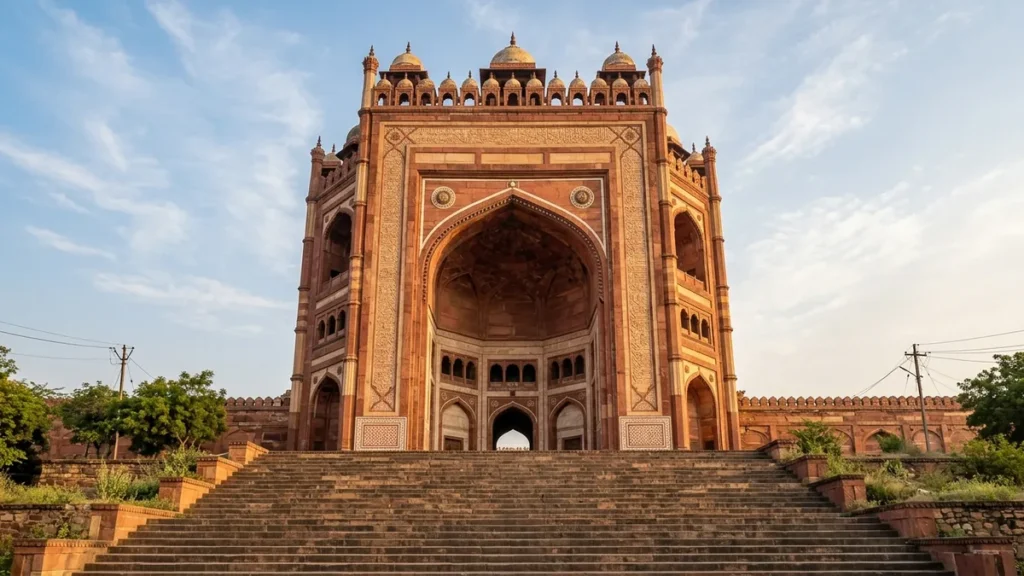 Buland Darwaza gateway of Fatehpur Sikri near Agra on a golden triangle 6 days tour
