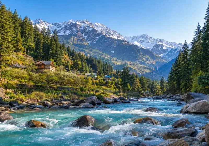 The Beas river, deodar forests and snow peaks of Manali – Manali travel guide
